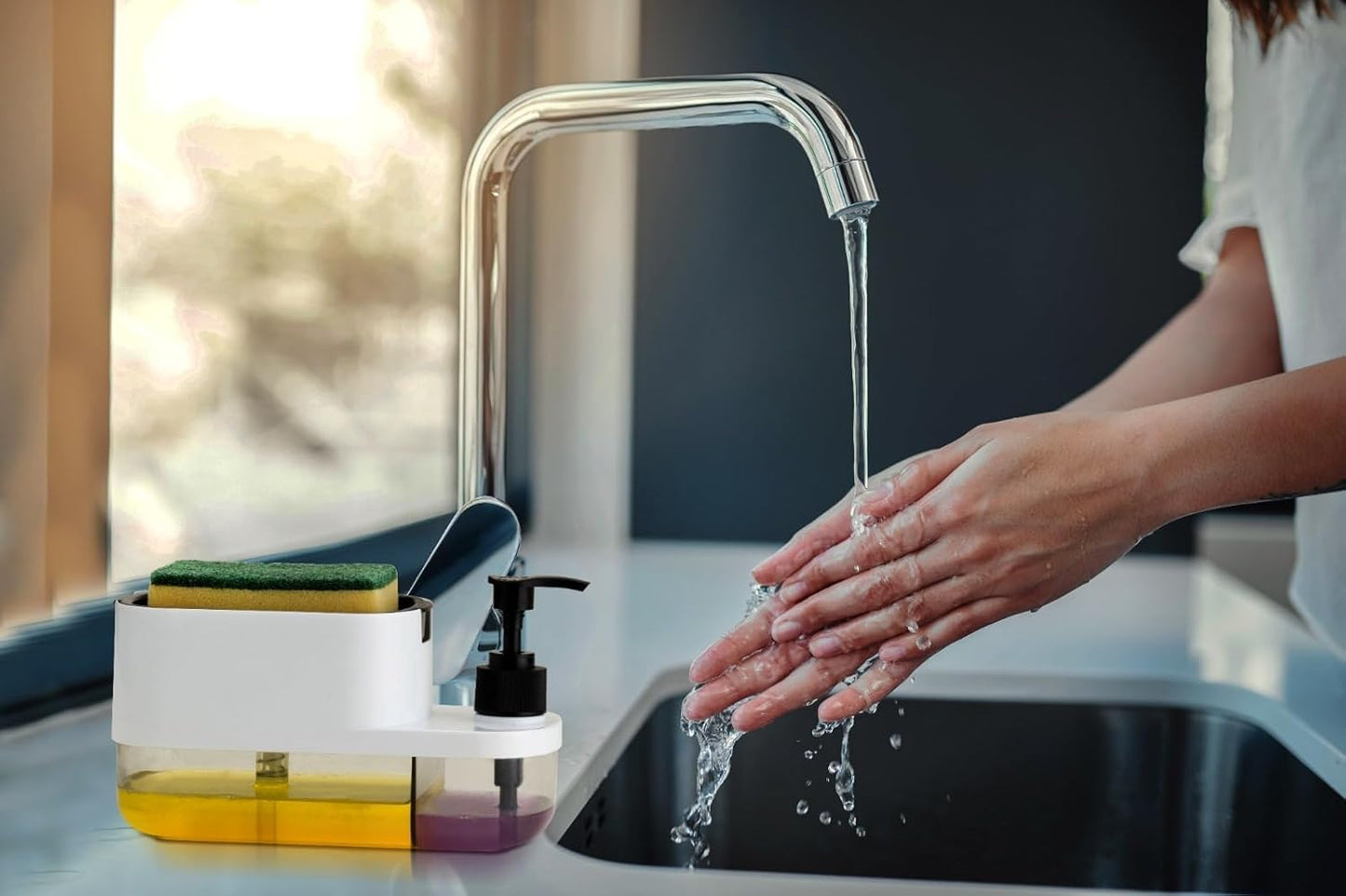 3 in 1 Soap Dispenser with Sponge™