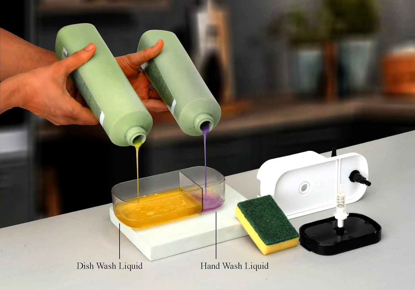 3 in 1 Soap Dispenser with Sponge™
