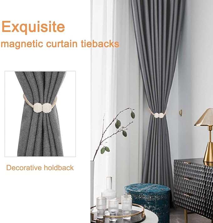 Magnetic Curtain Tiebacks (1 pair 2 pcs)™