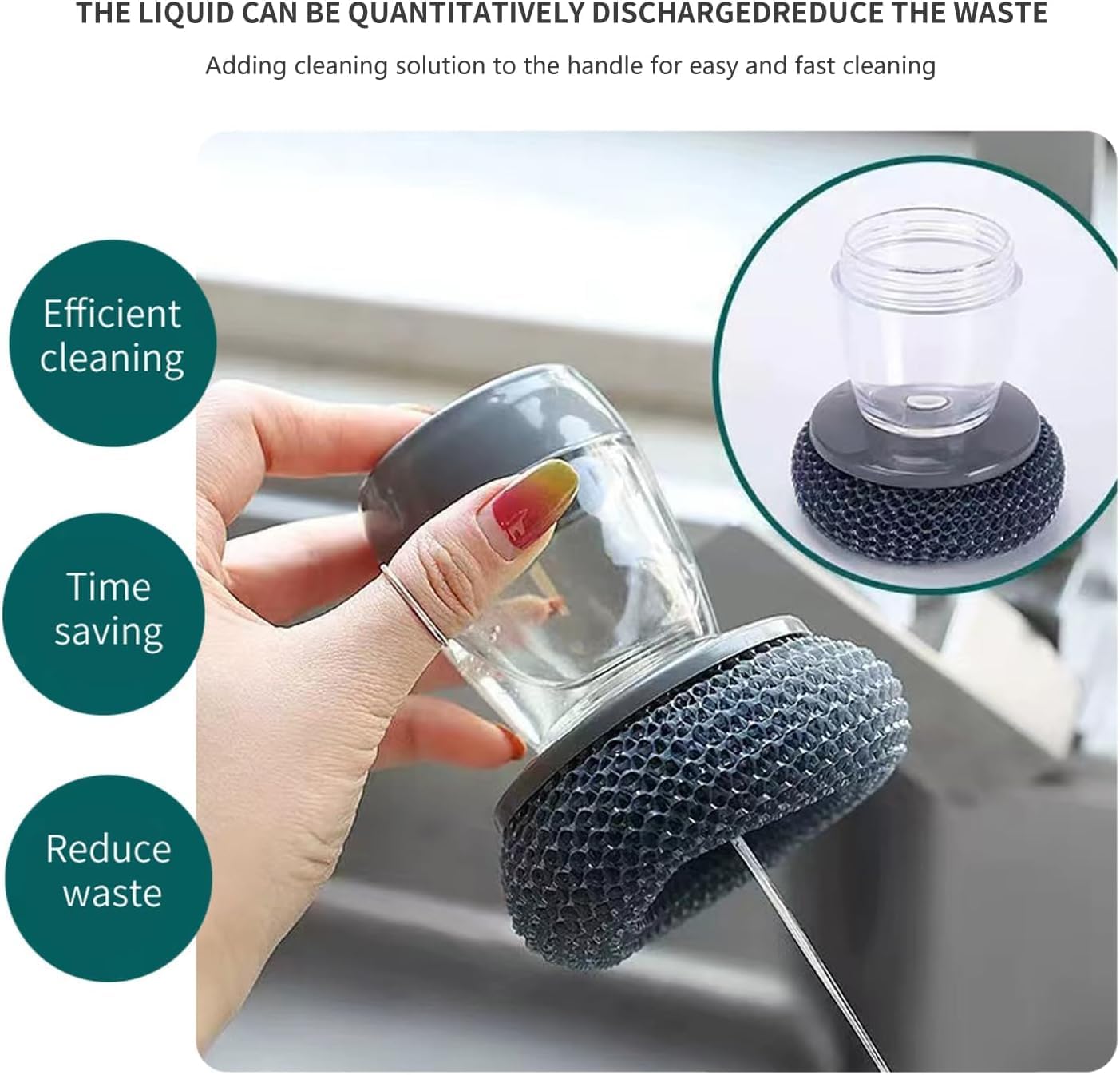 Soap dispenser Cleaning Brush 🧽 ™