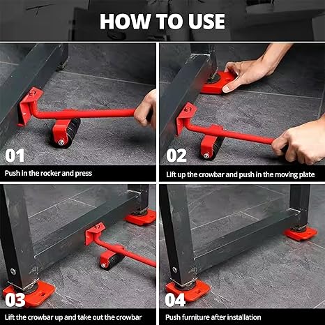 Heavy Furniture Lifter And Furniture Shifting Tool™ (Set of 5 pcs)