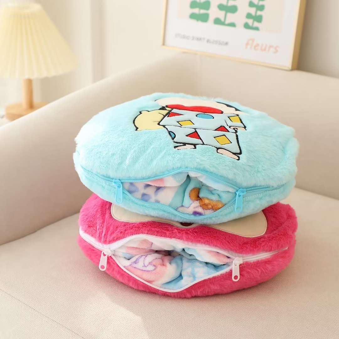 Cute Shinchan Portable Blanket and Bag™