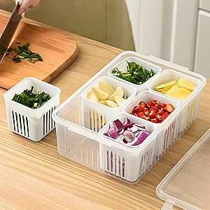 Refrigerator Food Box (6 Pcs)