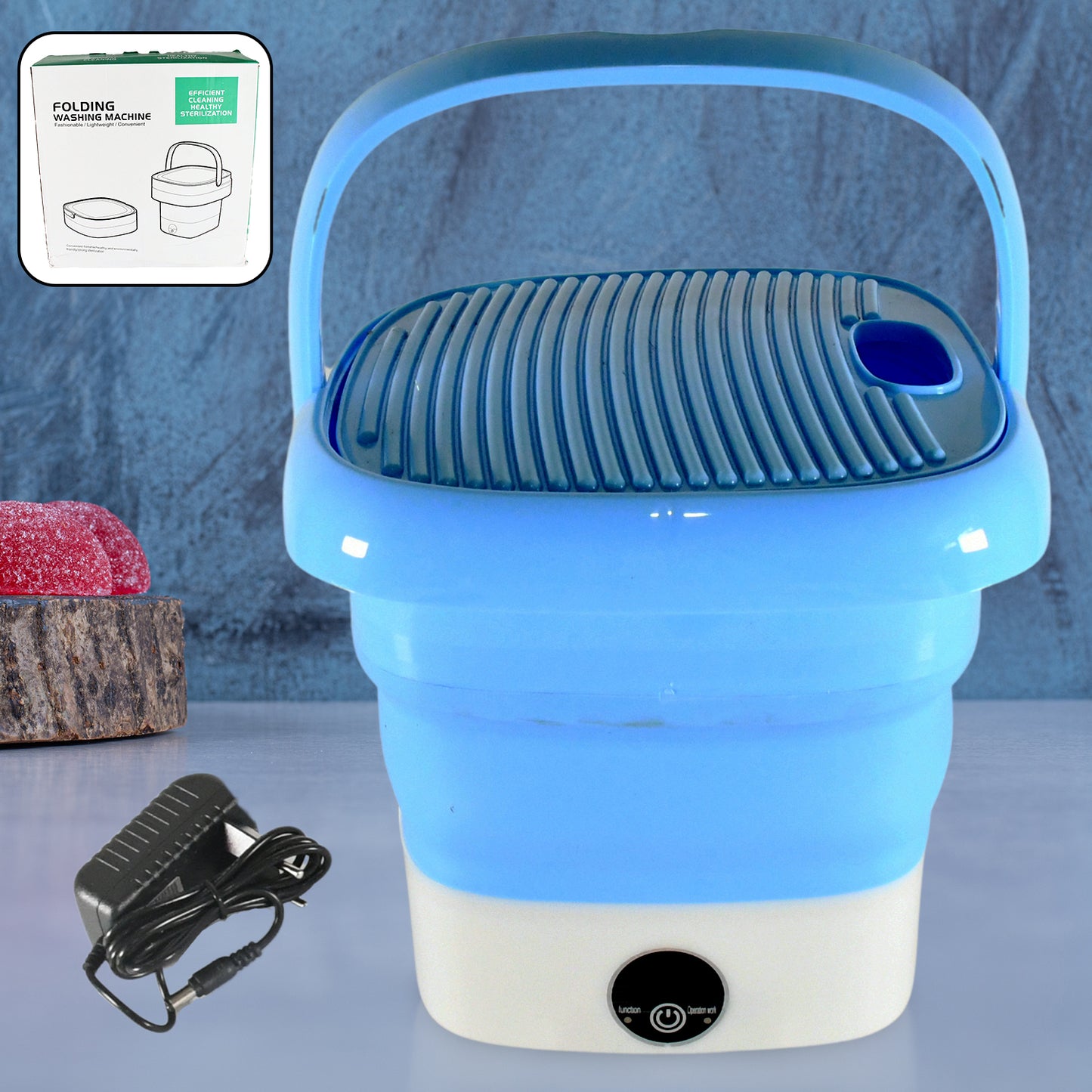 Portable Washing Machine Mini Folding Washer And Dryer Combo For Underwear Socks Baby Clothes Travel Camping Rv Dorm Apartment